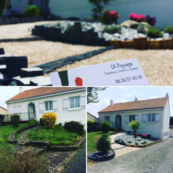 Aménagement devanture maison à MACHECOUL-SAINT-MEME