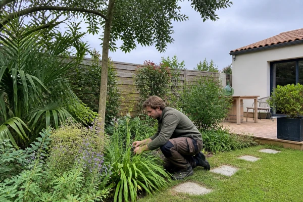 Jardin sans entretien Machecoul-Saint-Même